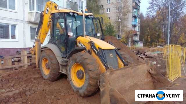 Экскаватор-погрузчик аренда Котельники - изображение 1
