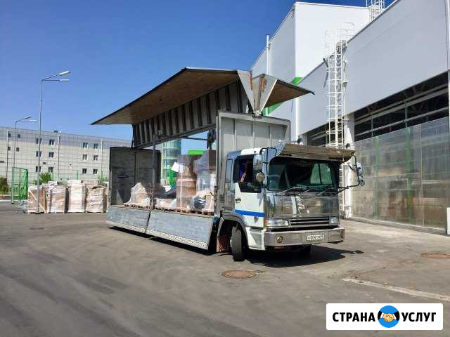 Грузоперевозки фургон бабочка 10 тонн, полуприцеп Хабаровск - изображение 1