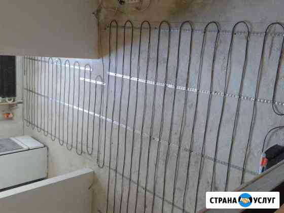 Теплый пол с установкой Дмитров