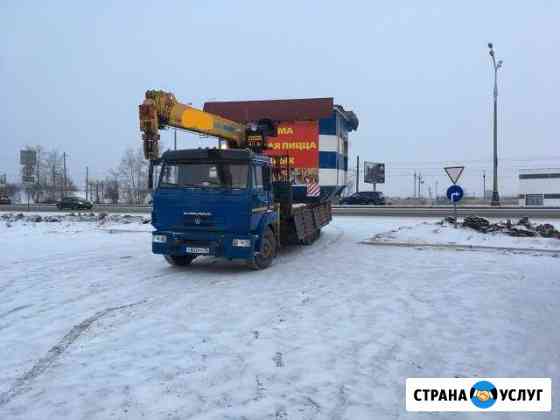 Манипулятор 7 тонн,перевозка негабарита любого Набережные Челны