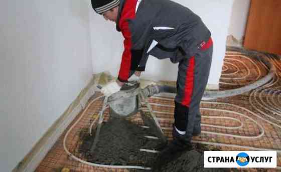 Стяжка пола полусухая плавающая. Железнодорожный Железнодорожный