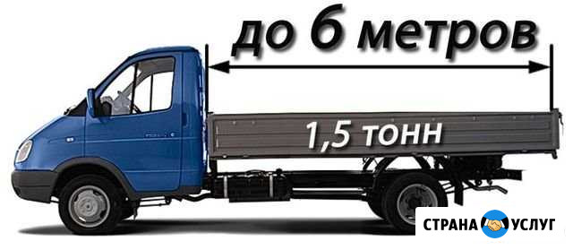 Грузоперевозки 6 метровой открытой газелью Вологда - изображение 1