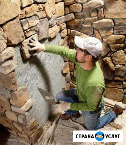 Монтаж декоративного камня кирпичика Ижевск - изображение 1