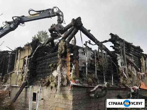 Демонтаж зданий. Снос дачных домов Видное