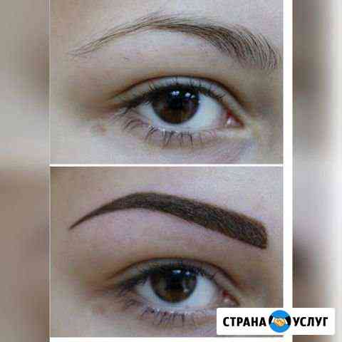Пудровые брови ручная техника(татуаж) Красногорск