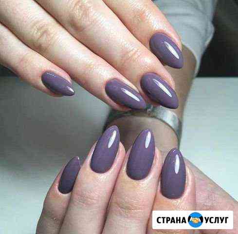 Маникюр, покрытие гель лаком Тополинка Челябинск