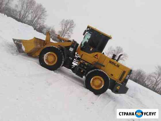 Услуги фронтального погрузчика Новосибирск