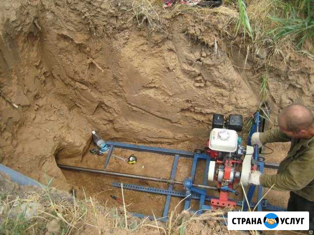 Гнб прокол под дорогой Старая Майна - изображение 1