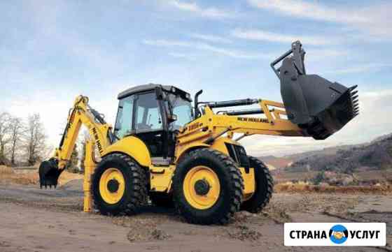 Услуги Экскаватор Погрузчик NEW holland 115 Усть-Кут