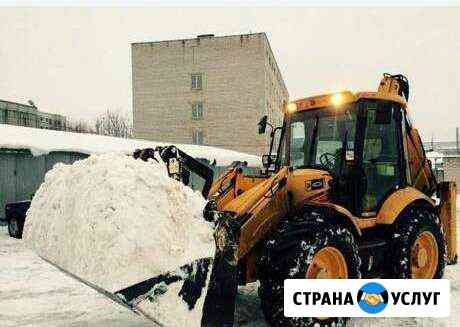 Уборка снега. Погрузчик, экскаватор-погрузчик Петропавловск-Камчатский