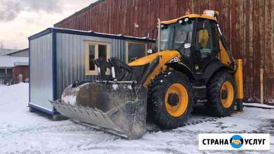 Аренда экскаватора погрузчика JCB 4CX в спб Санкт-Петербург