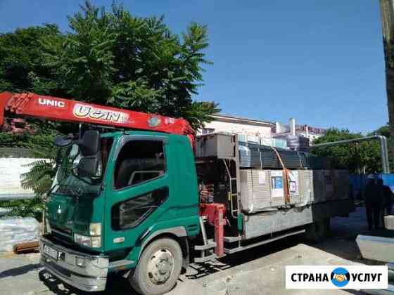 Услуги манипуляторов 8 тонн Краснодар