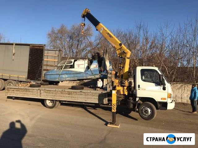 Манипулятор (Воровайка), кран борт 6 метров аренда Самара - изображение 1