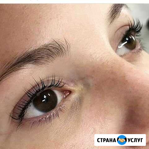 Ламинирование ресниц и укладка бровей Ангарск - изображение 1