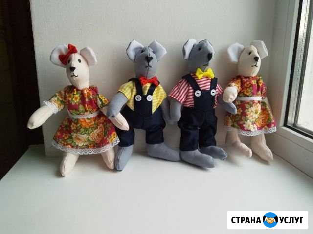 Новогодние мышки ручной работы на заказ Саянск - изображение 1