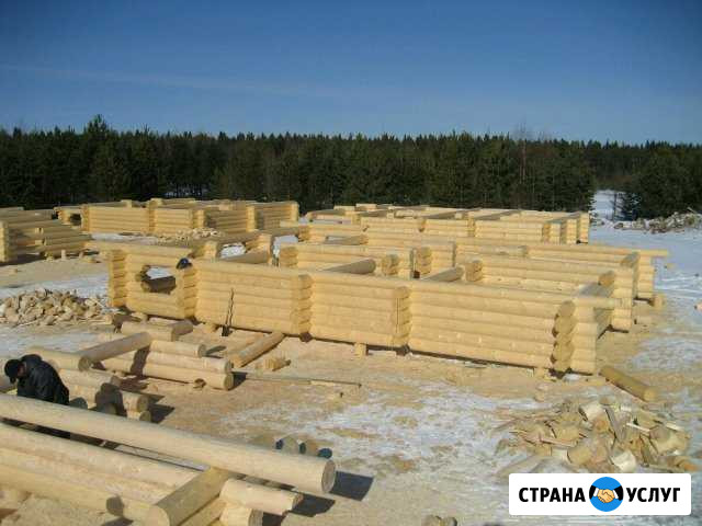 Срубы домов бань Сямжа - изображение 1