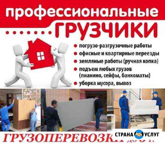 Грузчики. Грузоперевозки.Разнорабочие.Вывоз мусора Барнаул