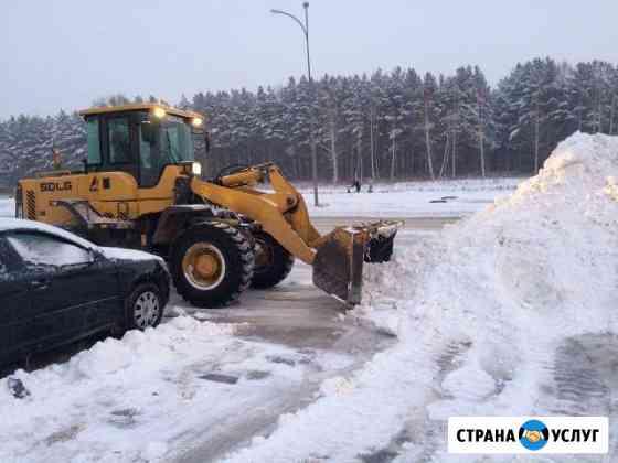 Уборка и вывоз снега.Фронтальный погрузчик,Камаз Кемерово