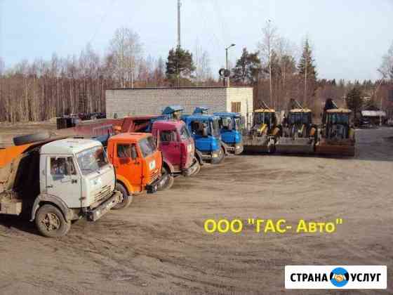 Вывоз мусора на наш полигон, услуги строй. техники Петрозаводск