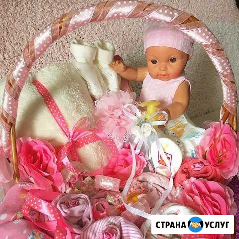 Подарочные композиции из детских вещей,подгузников Тамбов - изображение 1