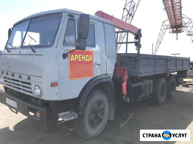 Аренда кран-манипулятор камаз 6метров Тольятти - изображение 1