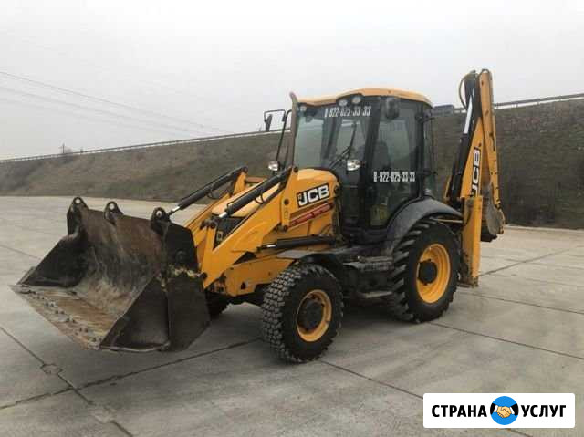 Услуги экскаватора-погрузчика JCB Гостагаевская - изображение 1