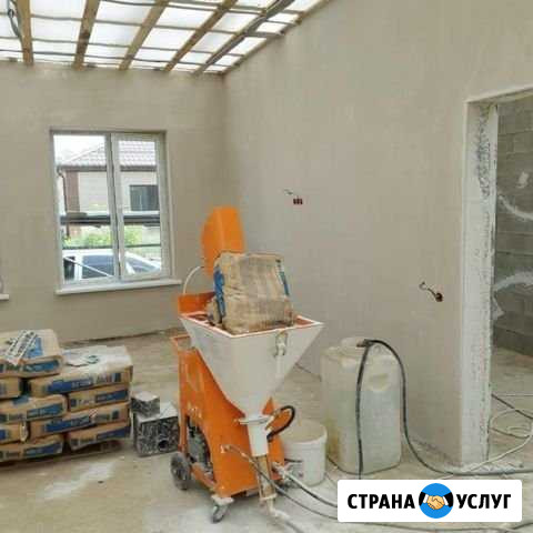 Штукатурка,шпатлевка механизированная Астрахань - изображение 1