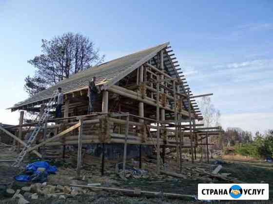 Сруб бани из бревна Приозерск