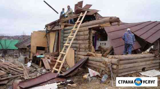 Разбор старых дач вручную Казань