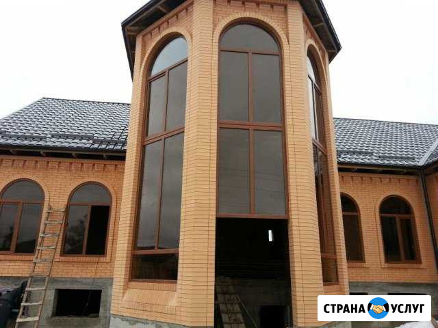 Окна, Двери,Витражи,Фасады,из Пластика и Алюминия Грозный - изображение 1