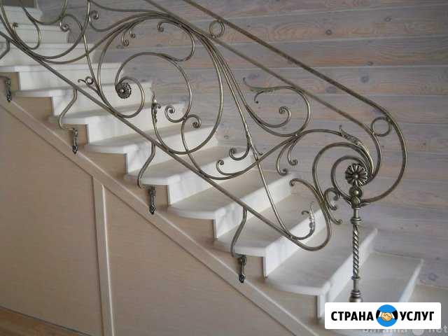 Кованые перила на лестницу Батайск - изображение 1