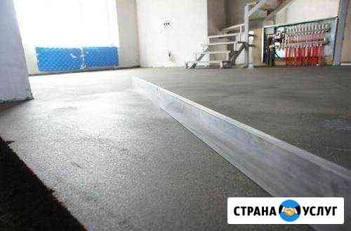 Полусухая стяжка пола с фиброволокном. Подольск Подольск