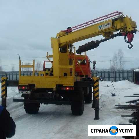 Аренда ямобура с выносной стрелой Нижний Новгород - изображение 1