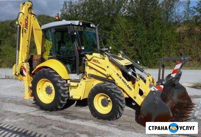 Аренда экскаватора-погрузчика NEW holland B110 Сочи - изображение 1