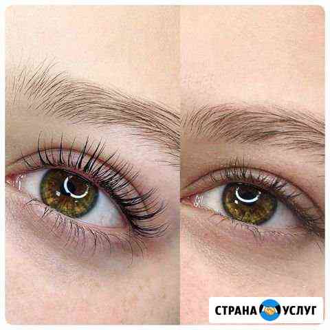 Модель на ламинирование и ботокс ресниц Ухта