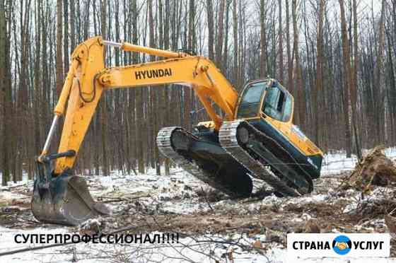 Аренда гусеничного экскаватора. Услуги гусеничного Ярославль