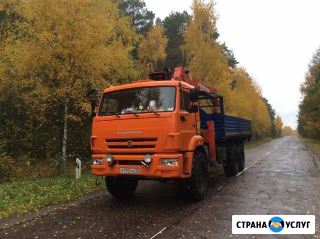 Манипулятор 7т.(вездеход) Автовышка 25 Брянск - изображение 1