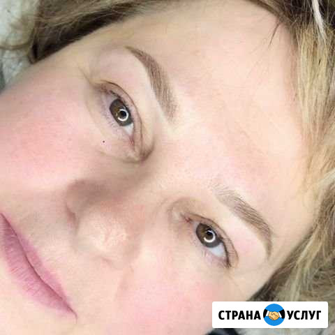 Перманент напыление бровей. Пудровые брови Краснодар - изображение 1