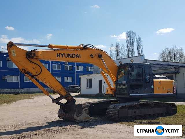 Услуги гусеничного экскаватора hyundai R210 Калининград - изображение 1