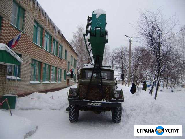 Услуги автовышки - 22м. Спил деревьев Бавлы - изображение 1