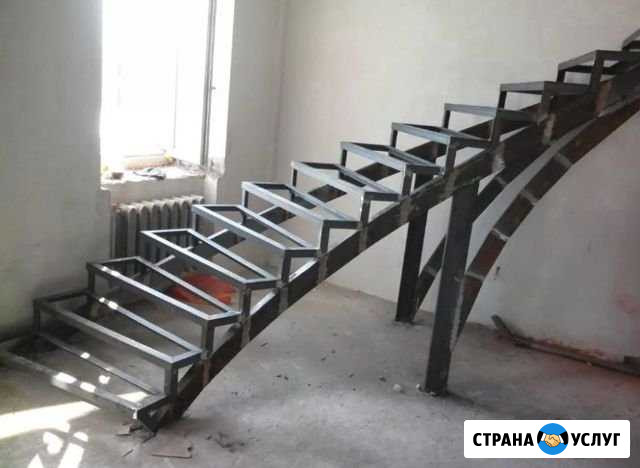 Металлический каркас для лестницы, металлокаркс Тула - изображение 1