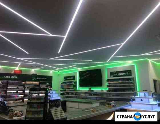 Монтаж натяжных потолков Видное
