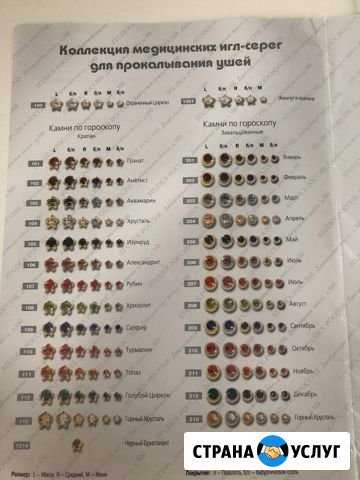 Прокол ушей Воскресенское - изображение 1