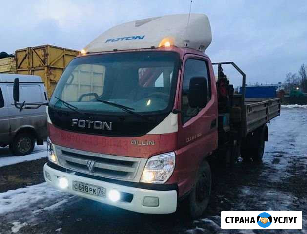 Услуги крана-манипулятора 5 тонн Поварово - изображение 1