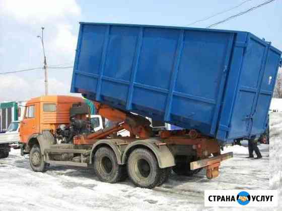 Вывезу строительный мусор контейнером пухто 6-27м3 Санкт-Петербург