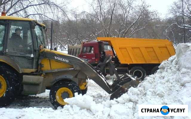 Уборка снега, вывоз трактор щетка бульдозер экскав Йошкар-Ола - изображение 1