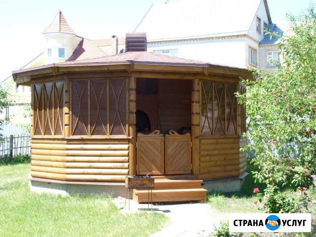 Деревянные беседки, веранды, душевые кабины, туале Засечное - изображение 1