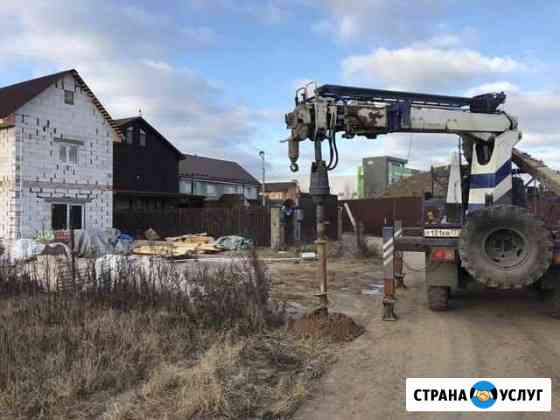 Ямобур.Доставка Установка Столбов,Опор Удельная