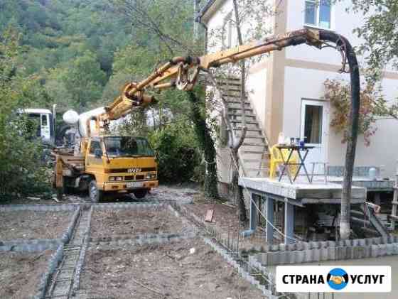 Услуги Автобетононасос,бетононасос,бетон Анапа
