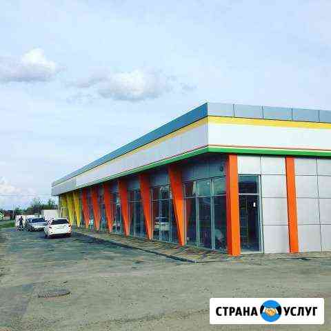 Вентилируемый фасад, композит, фрезеровка Краснодар